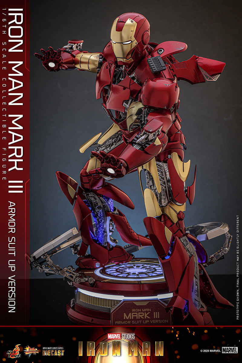 Load image into Gallery viewer, Hot Toys - Iron Man - Iron Man Mark III (Armor Suit Up Version)
