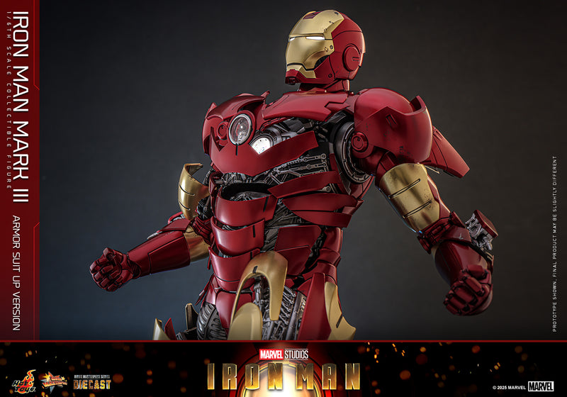 Load image into Gallery viewer, Hot Toys - Iron Man - Iron Man Mark III (Armor Suit Up Version)
