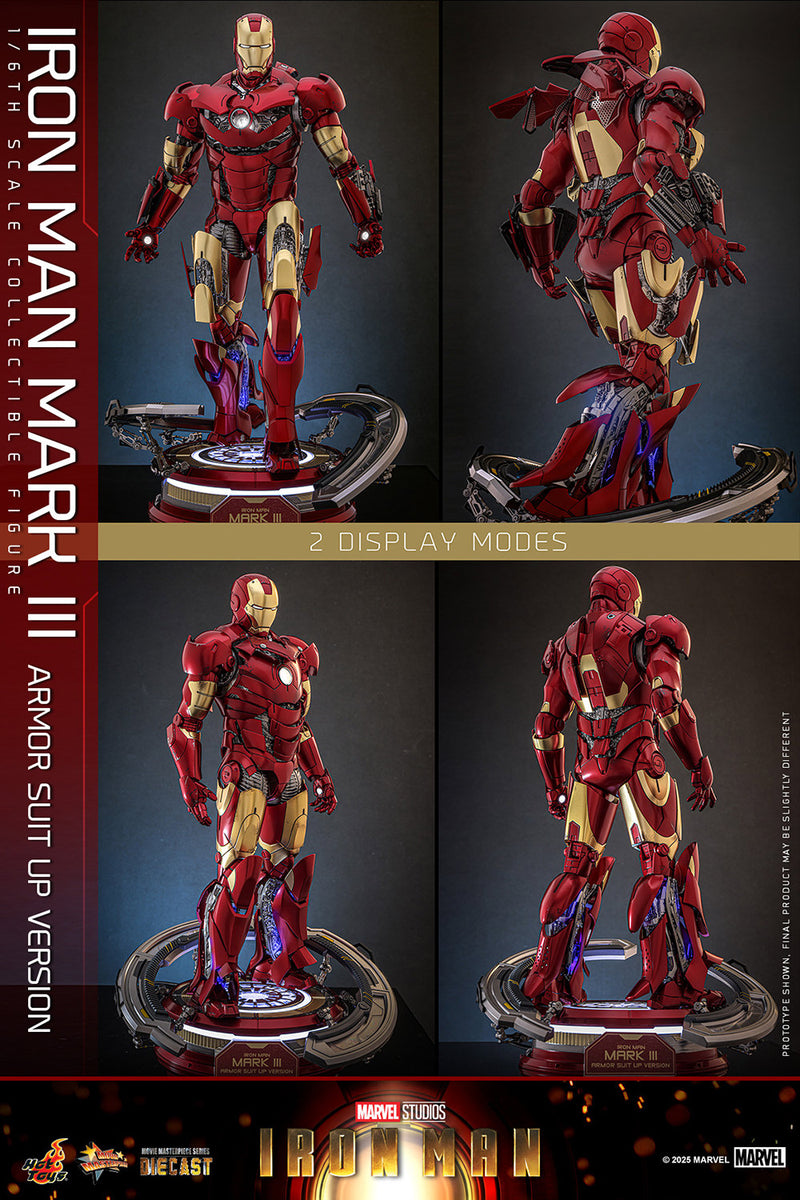 Load image into Gallery viewer, Hot Toys - Iron Man - Iron Man Mark III (Armor Suit Up Version)
