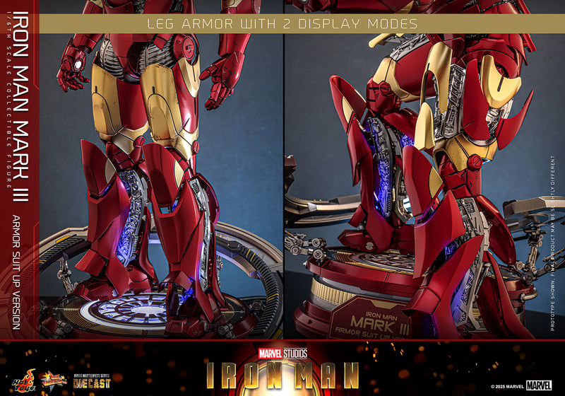 Load image into Gallery viewer, Hot Toys - Iron Man - Iron Man Mark III (Armor Suit Up Version)
