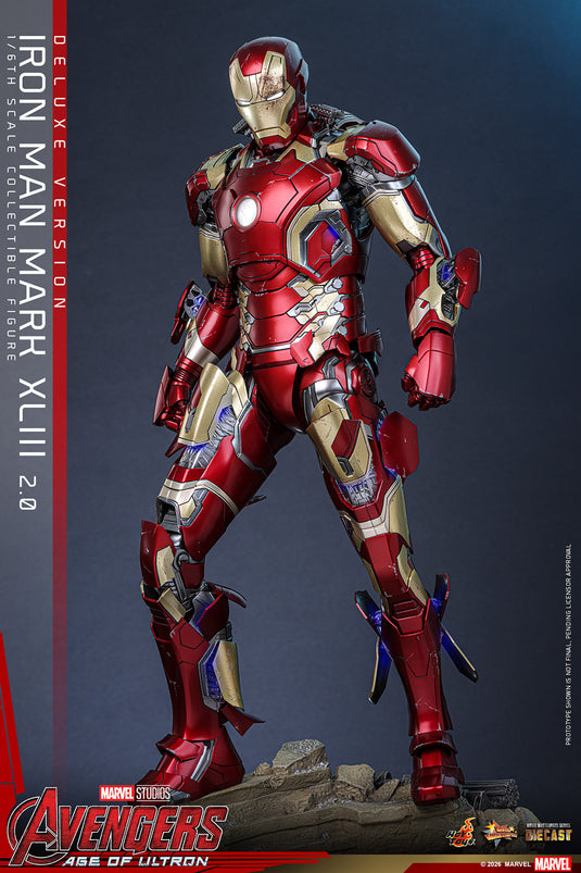 Hot Toys Iron Man Mark XLIII 1/6フィギュア Hot Toys - Avengers - Iron Man Mark XLIII (2.0) (Deluxe Version