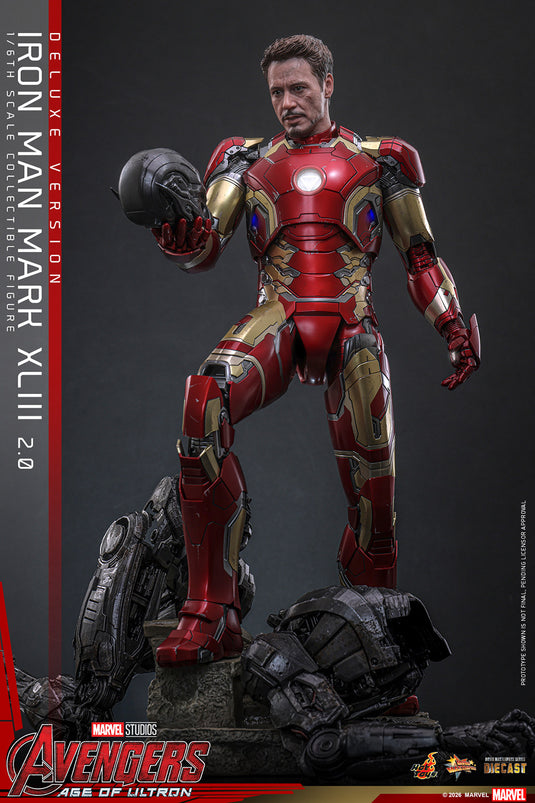 XLIII Mark Man Iron - Avengers - Toys Hot 1/6フィギュア XLIII Mark Man Iron Toys Hot (2.0) Version (Deluxe アメコミ