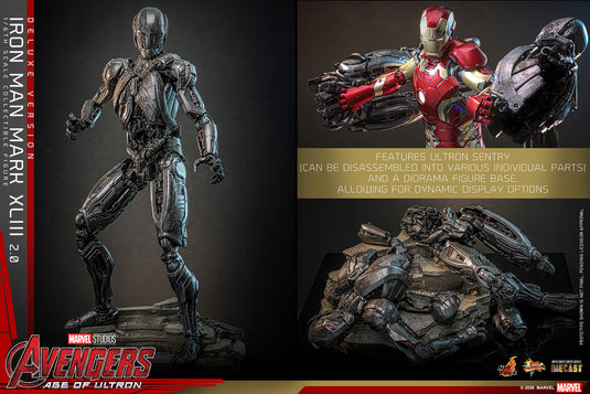 threezero Iron Man Mark XLVI フィギュア threezero Marvel Infinity Saga: Iron Man Mark XLVI 1:12 Scale DLX