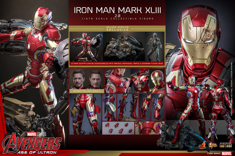 Load image into Gallery viewer, Hot Toys - Avengers - Iron Man Mark XLIII (2.0) (Deluxe Version)

