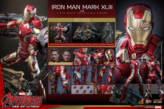 Hot Toys - Avengers - Iron Man Mark XLIII (2.0) (Deluxe Version)