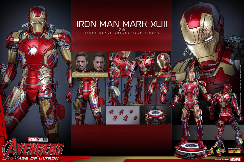 Load image into Gallery viewer, Hot Toys - Avengers - Iron Man Mark XLIII (2.0)
