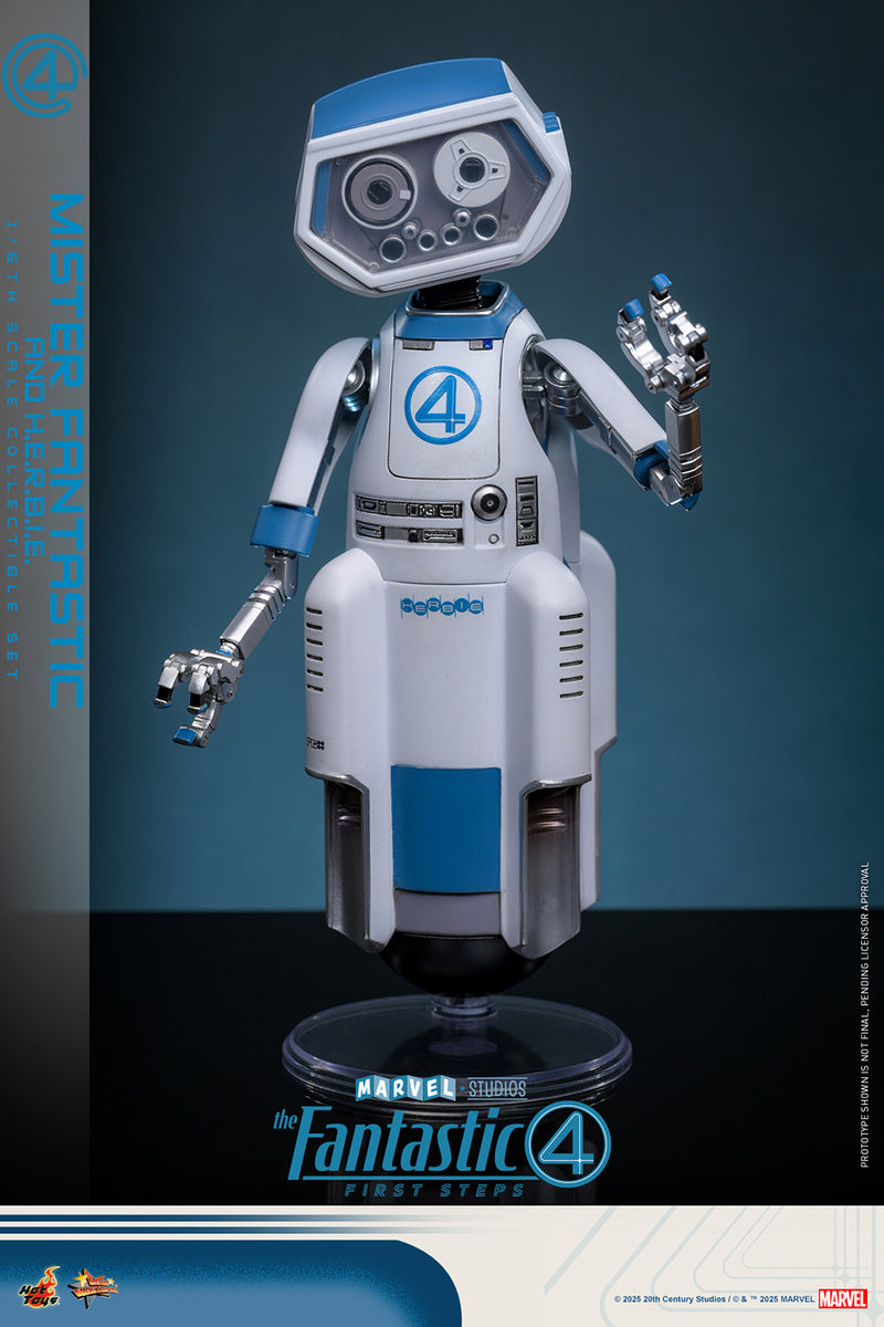 Load image into Gallery viewer, Hot Toys - The Fantastic Four: First Steps - Mister Fantastic and H.E.R.B.I.E.
