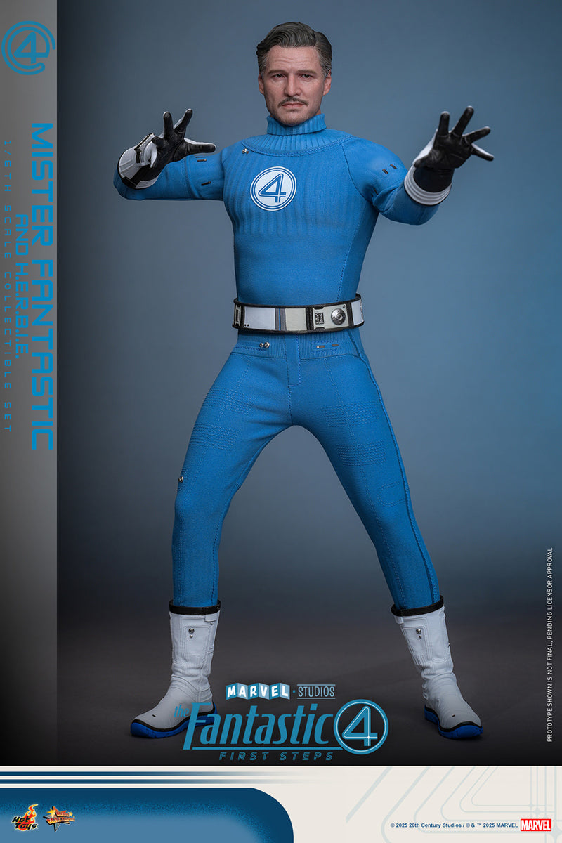Load image into Gallery viewer, Hot Toys - The Fantastic Four: First Steps - Mister Fantastic and H.E.R.B.I.E.
