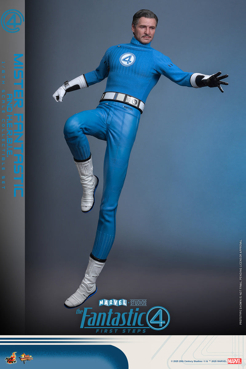 Load image into Gallery viewer, Hot Toys - The Fantastic Four: First Steps - Mister Fantastic and H.E.R.B.I.E.
