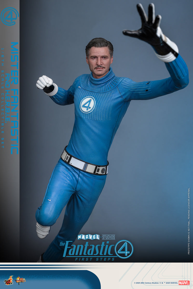 Load image into Gallery viewer, Hot Toys - The Fantastic Four: First Steps - Mister Fantastic and H.E.R.B.I.E.
