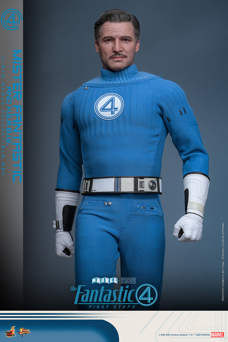 Load image into Gallery viewer, Hot Toys - The Fantastic Four: First Steps - Mister Fantastic and H.E.R.B.I.E.

