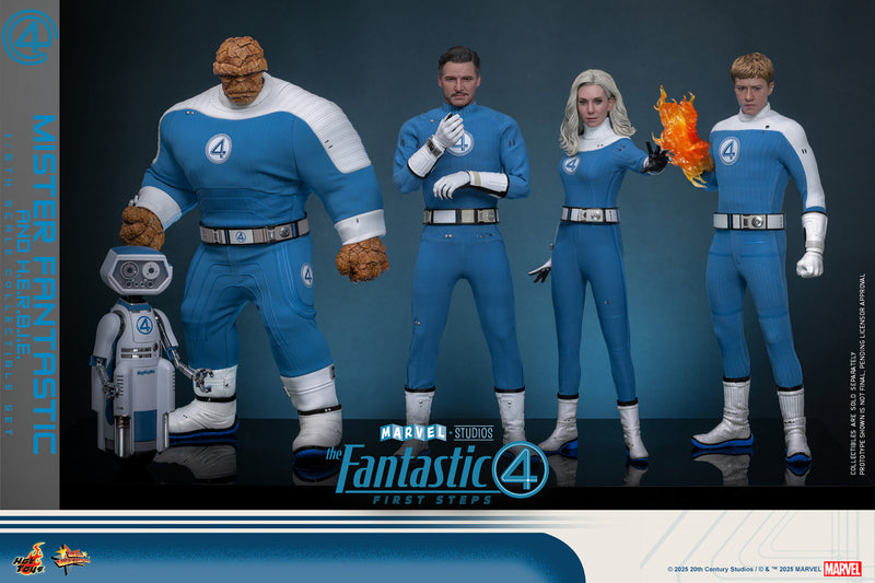Load image into Gallery viewer, Hot Toys - The Fantastic Four: First Steps - Mister Fantastic and H.E.R.B.I.E.
