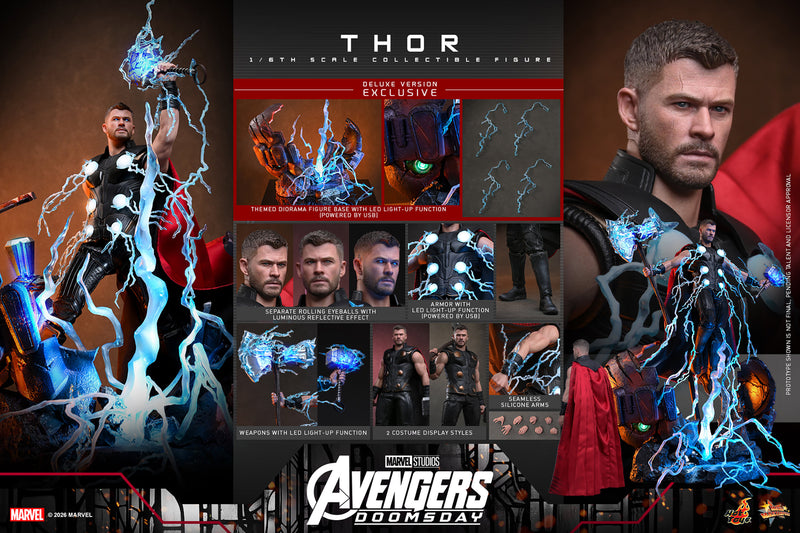 Load image into Gallery viewer, Hot Toys - Avengers Doomsday - Thor (Deluxe Version) (MMS919)
