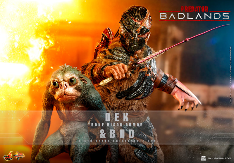 Load image into Gallery viewer, Hot Toys - Predator: Badlands - Dek (Bone Bison Armor) and Bud (MMS873)
