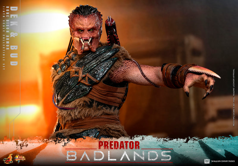 Load image into Gallery viewer, Hot Toys - Predator: Badlands - Dek (Bone Bison Armor) and Bud (MMS873)
