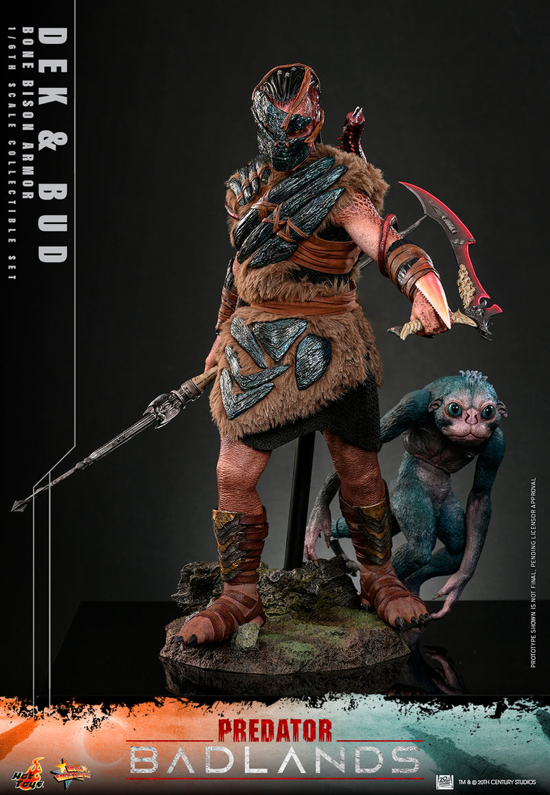 Load image into Gallery viewer, Hot Toys - Predator: Badlands - Dek (Bone Bison Armor) and Bud (MMS873)
