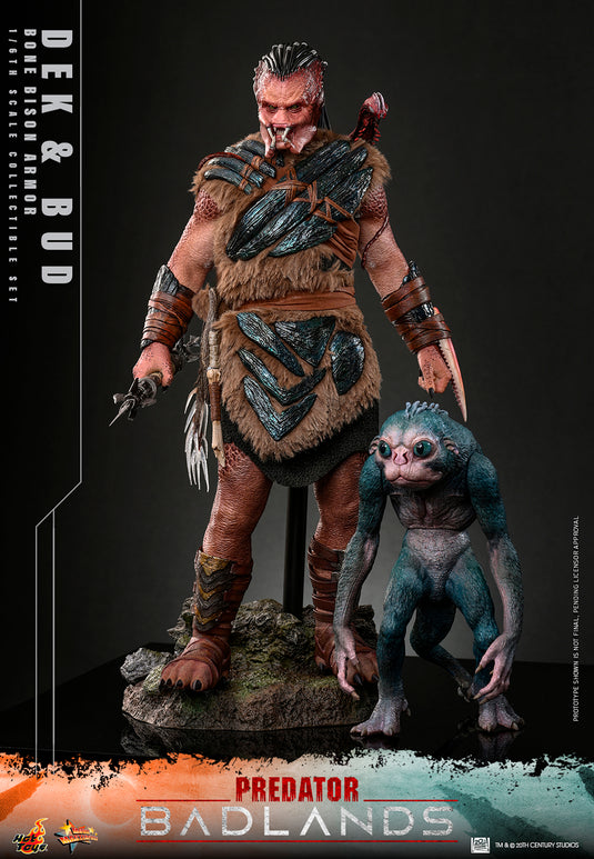 Hot Toys - Predator: Badlands - Dek (Bone Bison Armor) and Bud (MMS873)