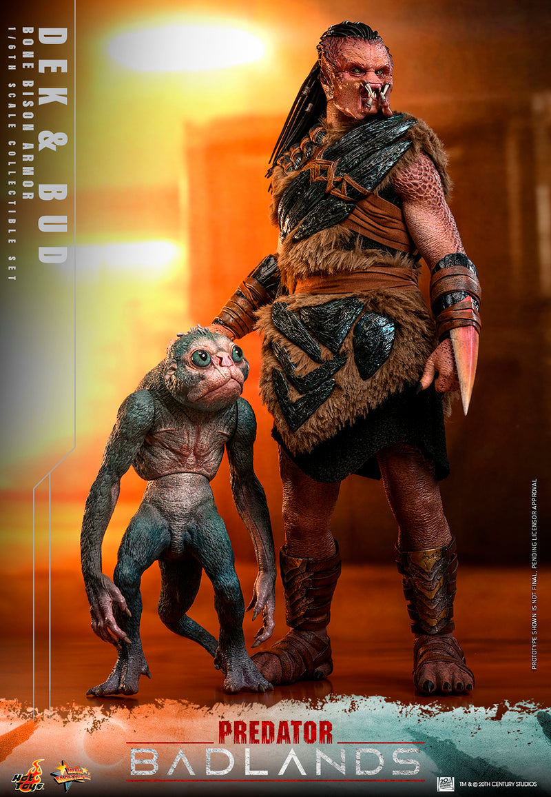 Load image into Gallery viewer, Hot Toys - Predator: Badlands - Dek (Bone Bison Armor) and Bud (MMS873)
