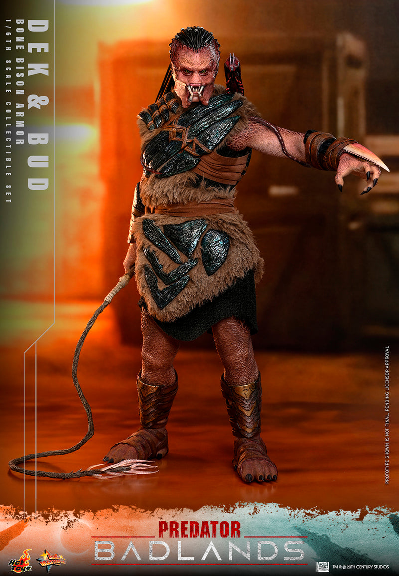 Load image into Gallery viewer, Hot Toys - Predator: Badlands - Dek (Bone Bison Armor) and Bud (MMS873)

