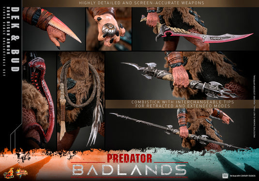 Hot Toys - Predator: Badlands - Dek (Bone Bison Armor) and Bud (MMS873)