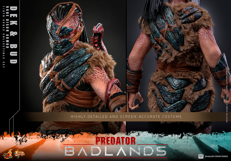 Load image into Gallery viewer, Hot Toys - Predator: Badlands - Dek (Bone Bison Armor) and Bud (MMS873)
