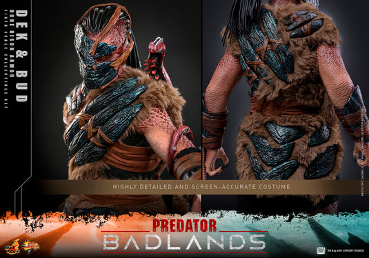 Hot Toys - Predator: Badlands - Dek (Bone Bison Armor) and Bud (MMS873)