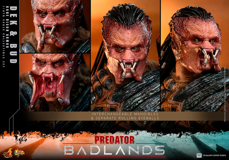 Load image into Gallery viewer, Hot Toys - Predator: Badlands - Dek (Bone Bison Armor) and Bud (MMS873)
