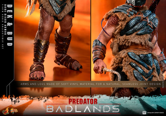 Hot Toys - Predator: Badlands - Dek (Bone Bison Armor) and Bud (MMS873)
