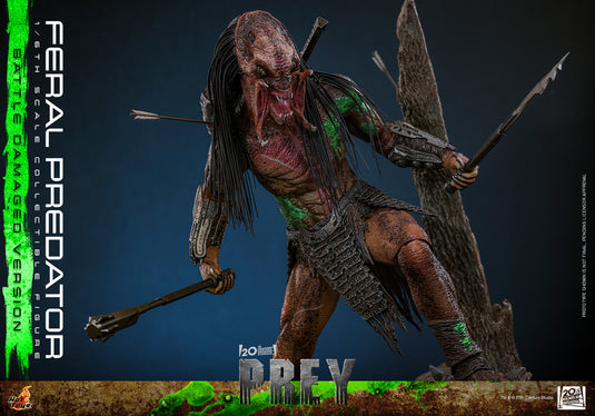Hot Toys - Prey - Feral Predator (Battle Damaged Version)