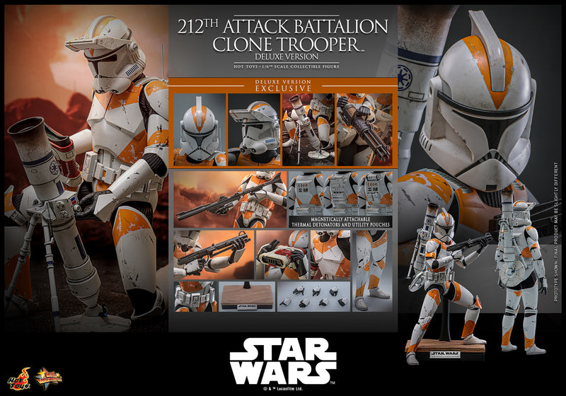 Load image into Gallery viewer, Hot Toys - Star Wars: Revenge of the Sith - 212th Attack Battalion Clone Trooper (Deluxe Version)
