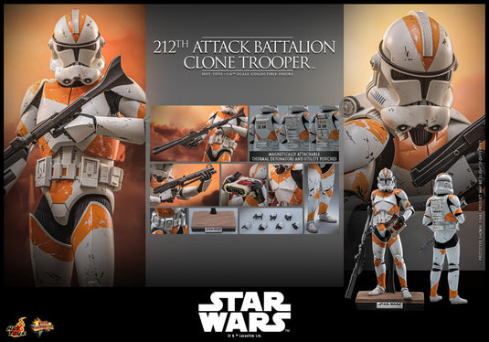 Hot Toys - Star Wars: Revenge of the Sith - 212th Attack Battalion Clone Trooper