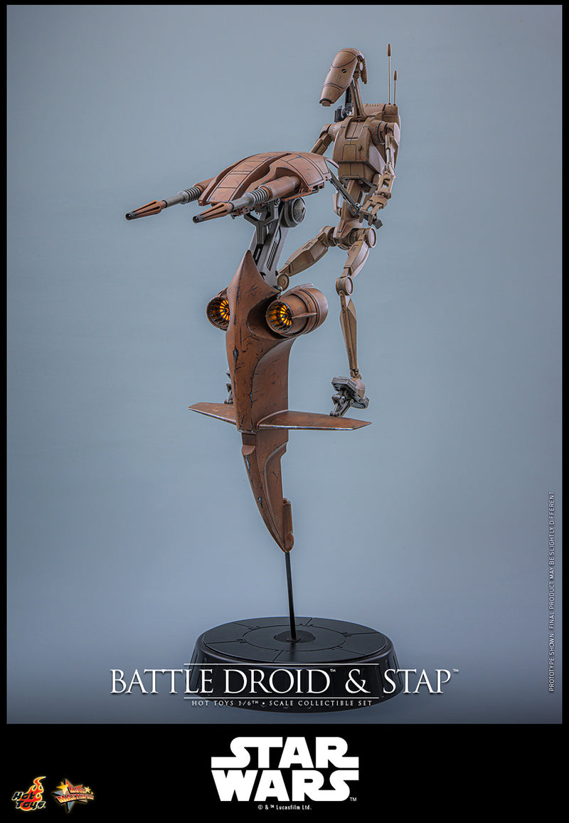 Load image into Gallery viewer, Hot Toys - Star Wars: The Phantom Menace - Battle Droid &amp; STAP (MMS887)
