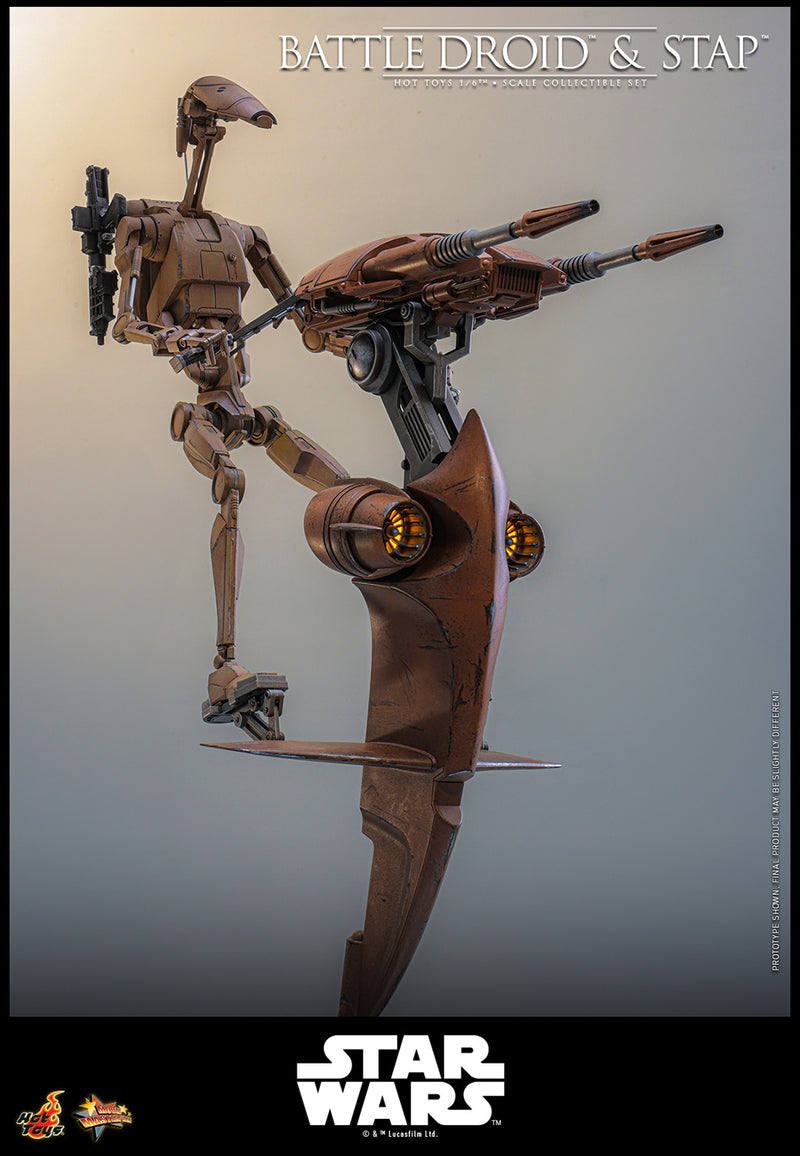 Load image into Gallery viewer, Hot Toys - Star Wars: The Phantom Menace - Battle Droid &amp; STAP (MMS887)
