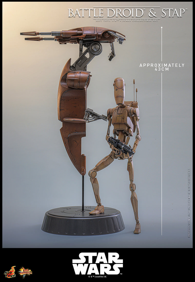 Load image into Gallery viewer, Hot Toys - Star Wars: The Phantom Menace - Battle Droid &amp; STAP (MMS887)
