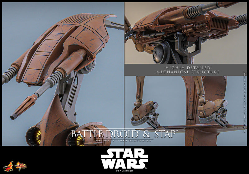 Load image into Gallery viewer, Hot Toys - Star Wars: The Phantom Menace - Battle Droid &amp; STAP (MMS887)
