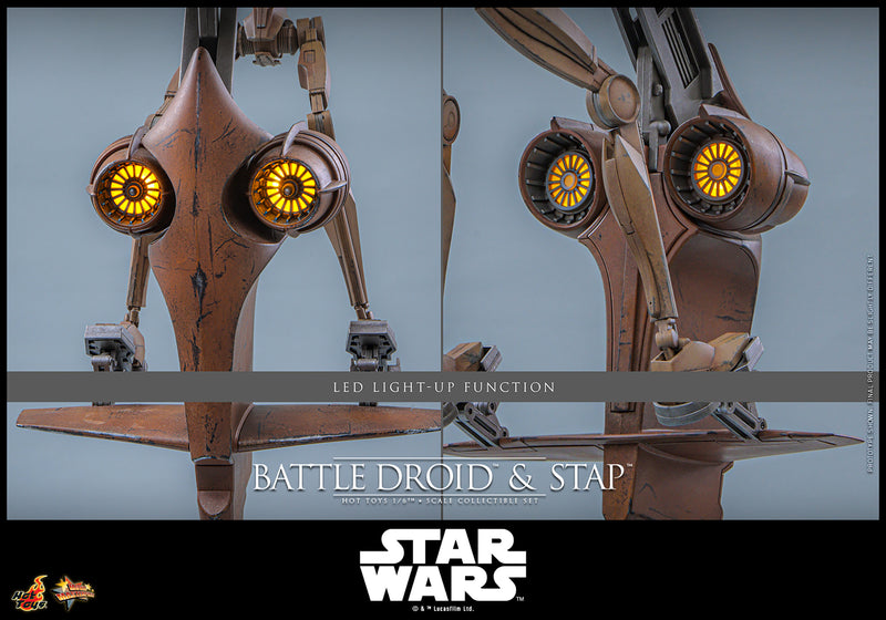 Load image into Gallery viewer, Hot Toys - Star Wars: The Phantom Menace - Battle Droid &amp; STAP (MMS887)
