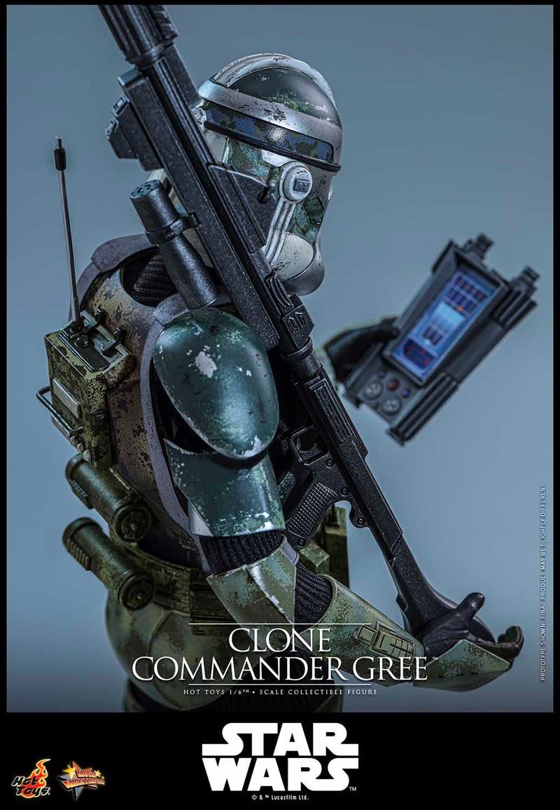 Load image into Gallery viewer, Hot Toys - Star Wars: Revenge of the Sith - Clone Commander Gree (MMS877)
