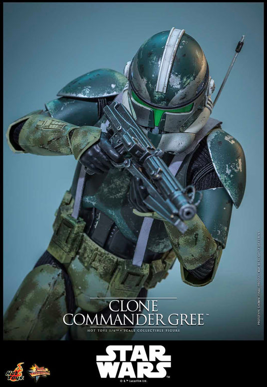 Hot Toys - Star Wars: Revenge of the Sith - Clone Commander Gree (MMS877)