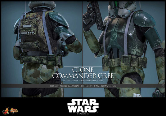 Hot Toys - Star Wars: Revenge of the Sith - Clone Commander Gree (MMS877)
