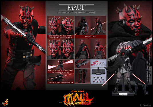 Hot Toys - Star Wars Maul: Shadow Lord - Maul (TMS187)