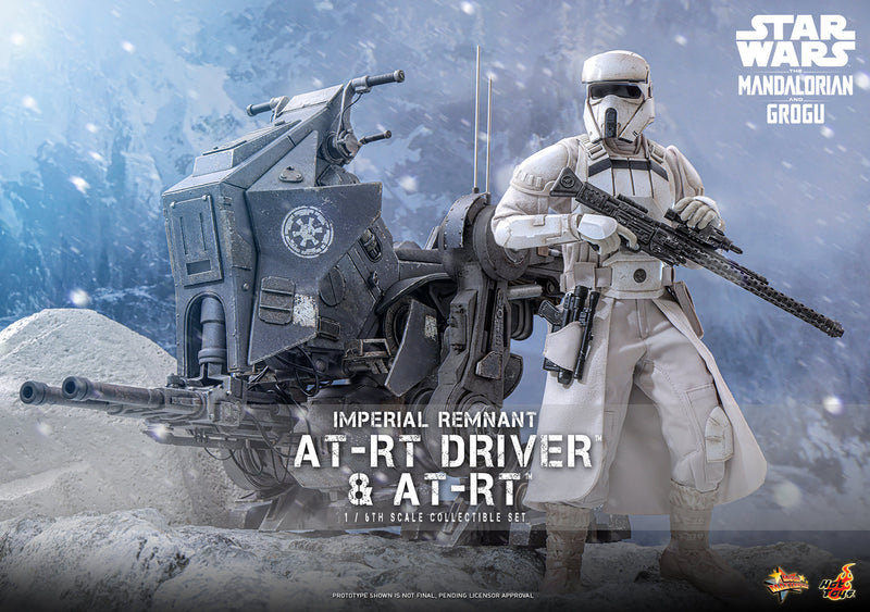 Load image into Gallery viewer, Hot Toys - Star Wars: The Mandalorian &amp; Grogu - Imperial Remnant AT-RT Driver and AT-RT (MMS875)
