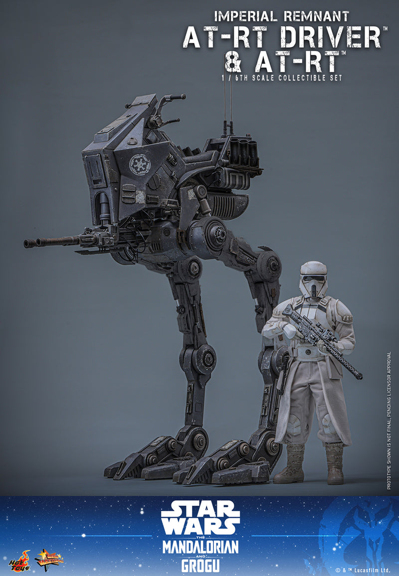 Load image into Gallery viewer, Hot Toys - Star Wars: The Mandalorian &amp; Grogu - Imperial Remnant AT-RT Driver and AT-RT (MMS875)
