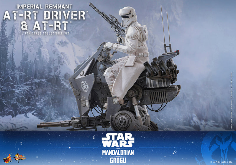 Load image into Gallery viewer, Hot Toys - Star Wars: The Mandalorian &amp; Grogu - Imperial Remnant AT-RT Driver and AT-RT (MMS875)

