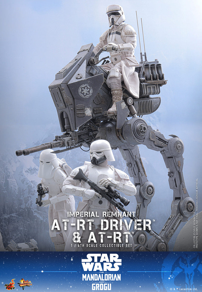 Load image into Gallery viewer, Hot Toys - Star Wars: The Mandalorian &amp; Grogu - Imperial Remnant AT-RT Driver and AT-RT (MMS875)
