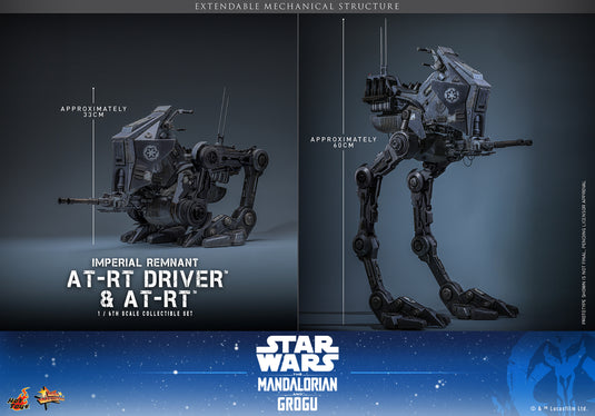 Hot Toys - Star Wars: The Mandalorian & Grogu - Imperial Remnant AT-RT Driver and AT-RT (MMS875)