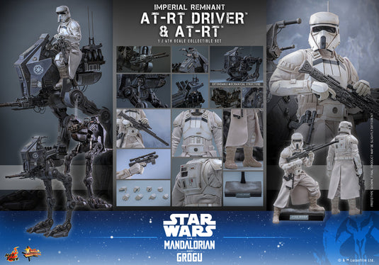 Hot Toys - Star Wars: The Mandalorian & Grogu - Imperial Remnant AT-RT Driver and AT-RT (MMS875)