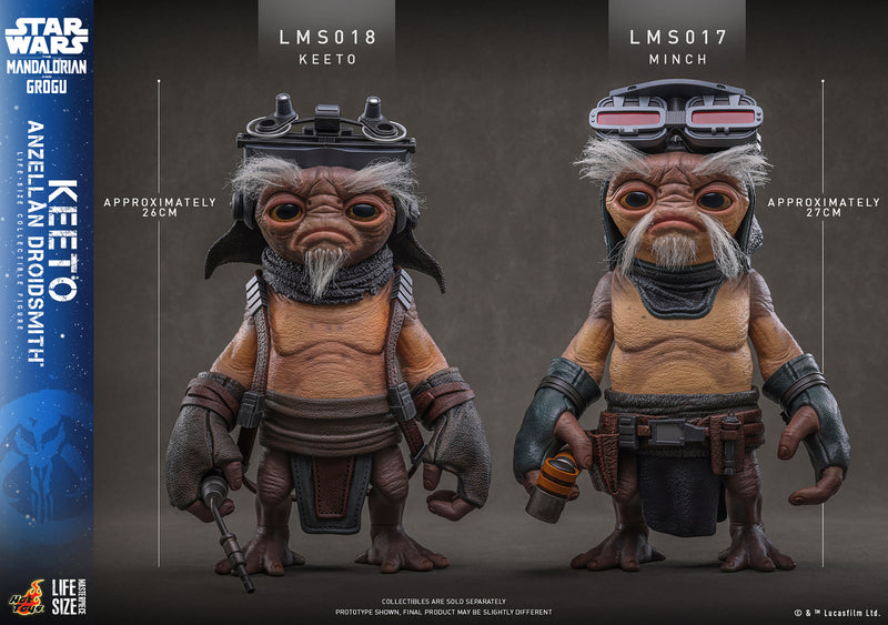Load image into Gallery viewer, Hot Toys - Star Wars: The Mandalorian &amp; Grogu - Keeto (Anzellan Droidsmith) Life-Size Figure (LMS018)
