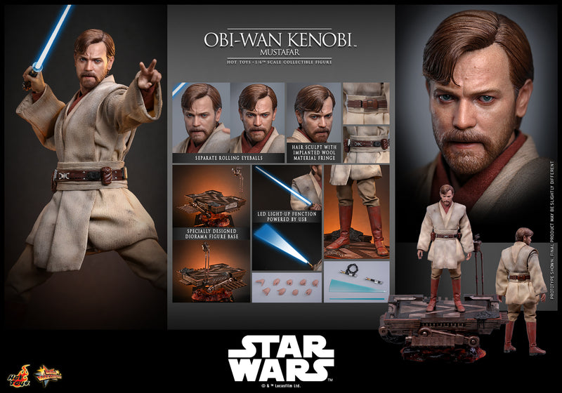 Load image into Gallery viewer, Hot Toys - Star Wars: Revenge of the Sith - Obi-Wan Kenobi (Mustafar)
