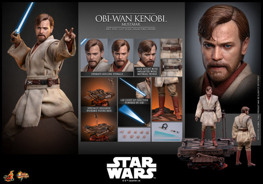 Hot Toys - Star Wars: Revenge of the Sith - Obi-Wan Kenobi (Mustafar)
