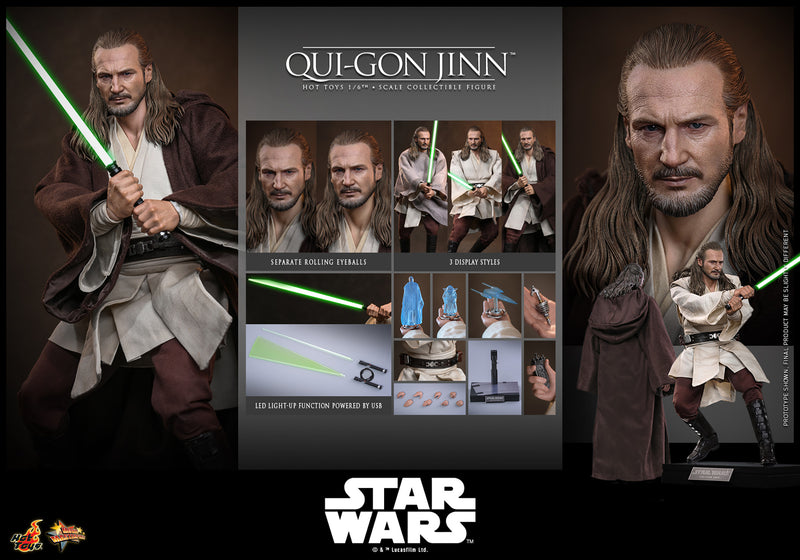 Load image into Gallery viewer, Hot Toys - Star Wars: The Phantom Menace - Qui-Gon Jinn (MMS880)
